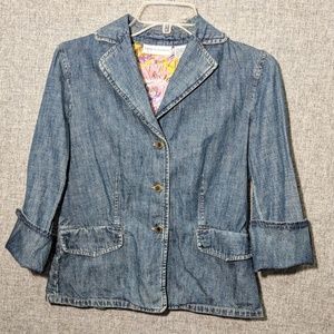 Dana Buchman Denim Jean Jacket